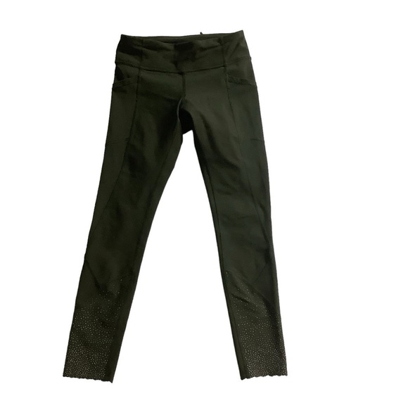 Lululemon Tight Stuff Tight II *25" Leggings Dark Olive Green Size 4 - Picture 3 of 12